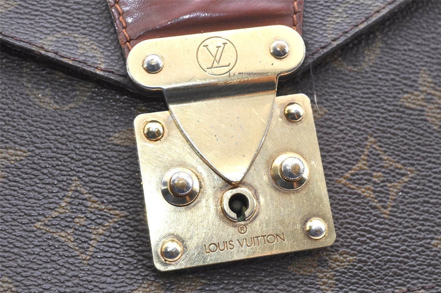 Authentic Louis Vuitton Monogram Monceau 2Way Shoulder Hand Bag M51185 LV 5955K