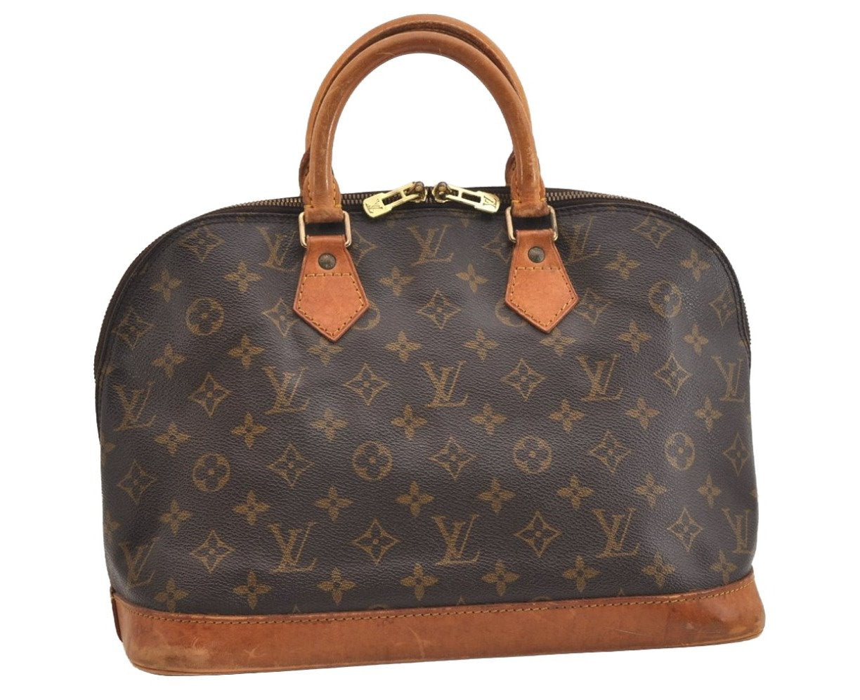 Authentic Louis Vuitton Monogram Alma Hand Bag Purse M51130 LV 5956J