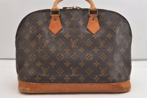 Authentic Louis Vuitton Monogram Alma Hand Bag Purse M51130 LV 5956J