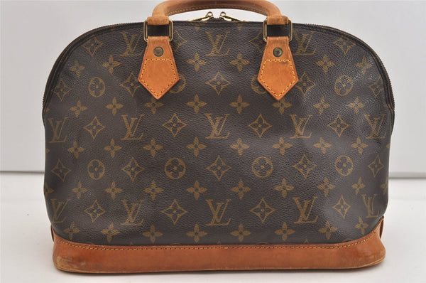 Authentic Louis Vuitton Monogram Alma Hand Bag Purse M51130 LV 5956J