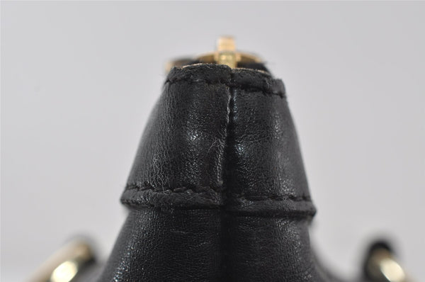 Authentic GUCCI Guccissima Abbey Shoulder Tote Bag GG Leather 141470 Black 5957I