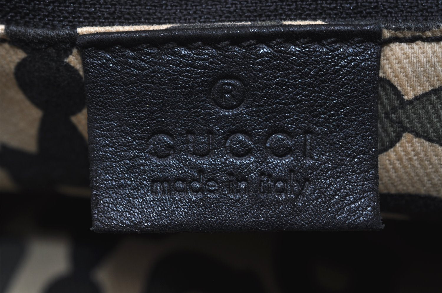 Authentic GUCCI Guccissima Abbey Shoulder Tote Bag GG Leather 141470 Black 5957I