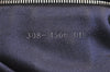 Authentic FENDI Zucchino Vintage Shoulder Bag Purse Canvas Leather Navy 5957J