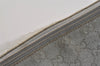 Authentic GUCCI Shoulder Cross Body Bag GG Canvas Leather 145857 Silver 5958J