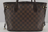 Authentic Louis Vuitton Damier Neverfull PM Shoulder Tote Bag N51109 LV 5959J