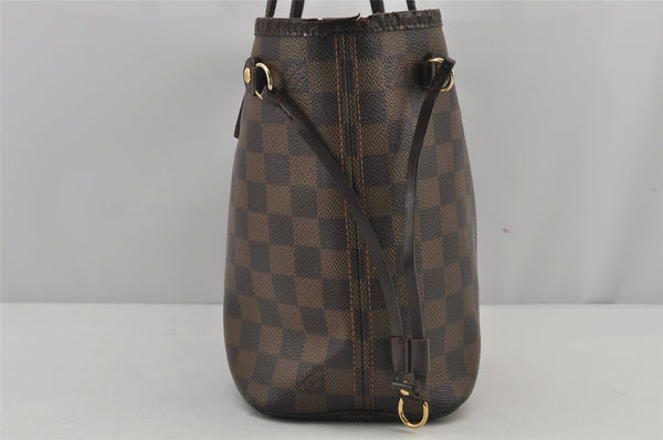 Authentic Louis Vuitton Damier Neverfull PM Shoulder Tote Bag N51109 LV 5959J