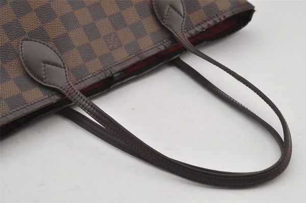 Authentic Louis Vuitton Damier Neverfull PM Shoulder Tote Bag N51109 LV 5959J