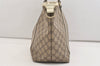 Authentic GUCCI Vintage Shoulder Hand Tote Bag GG PVC Enamel 197953 Brown 5962J