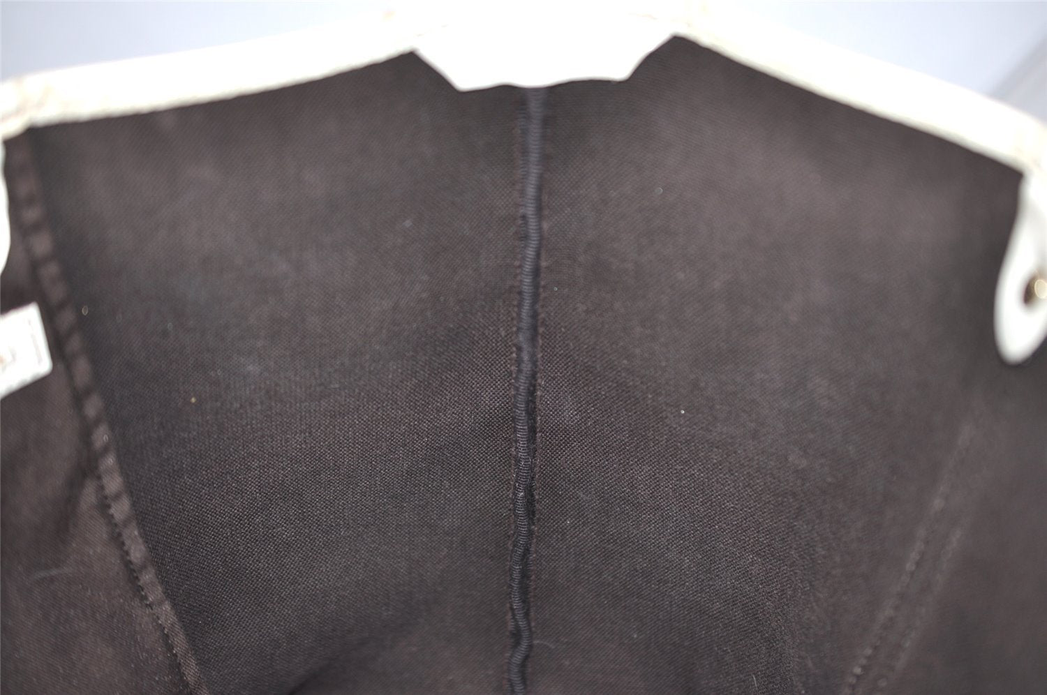 Authentic GUCCI Vintage Shoulder Hand Tote Bag GG PVC Enamel 197953 Brown 5962J