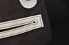 Authentic GUCCI Vintage Shoulder Hand Tote Bag GG PVC Enamel 197953 Brown 5962J
