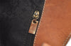 Authentic CELINE C Macadam Blason Shoulder Bag Suede Leather Brown 5962K