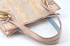 Authentic FENDI Vintage Zucchino Tote Hand Bag Canvas Leather Beige 5963J