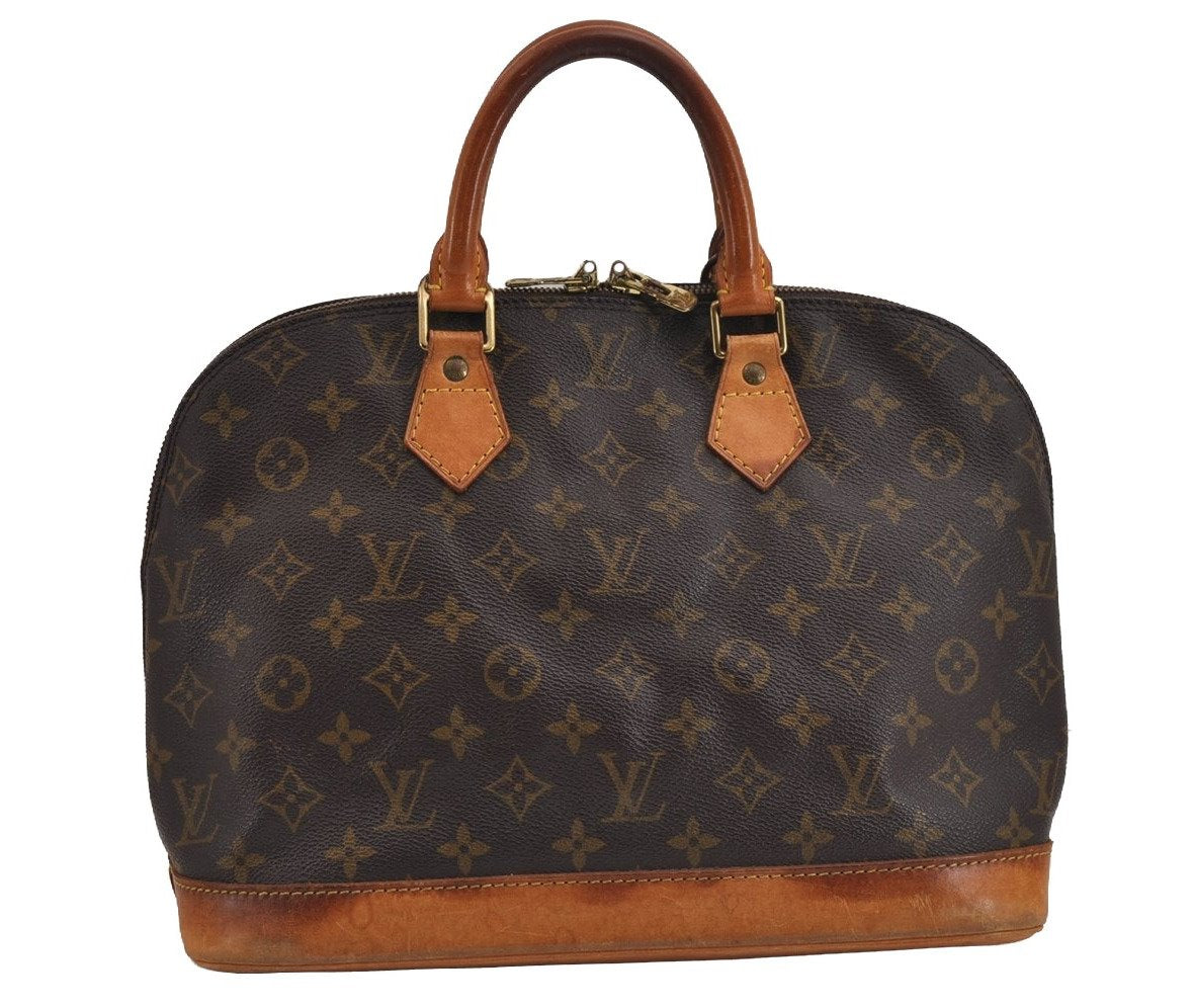 Authentic Louis Vuitton Monogram Alma Hand Bag Purse M51130 LV 5964J