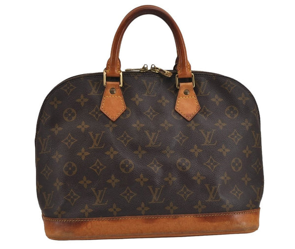 Authentic Louis Vuitton Monogram Alma Hand Bag Purse M51130 LV 5964J