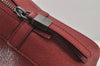 Authentic BURBERRY Vintage Leather 2Way Briefcase Business Bag Red 5966K