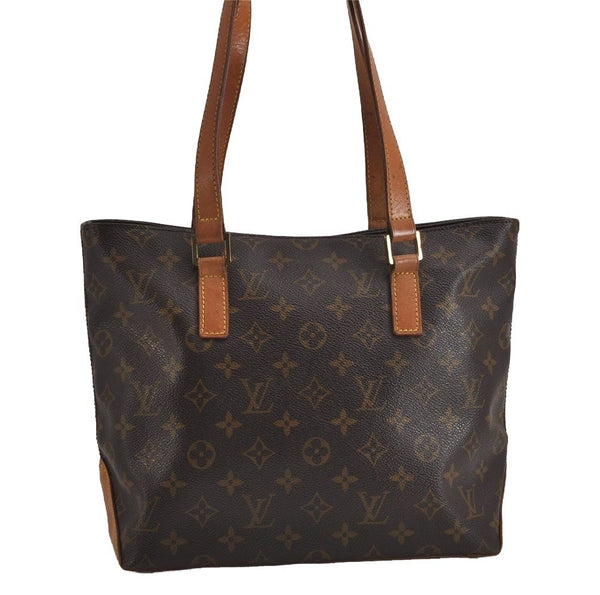 Authentic Louis Vuitton Monogram Cabas Piano Shoulder Tote Bag M51148 LV 5967J