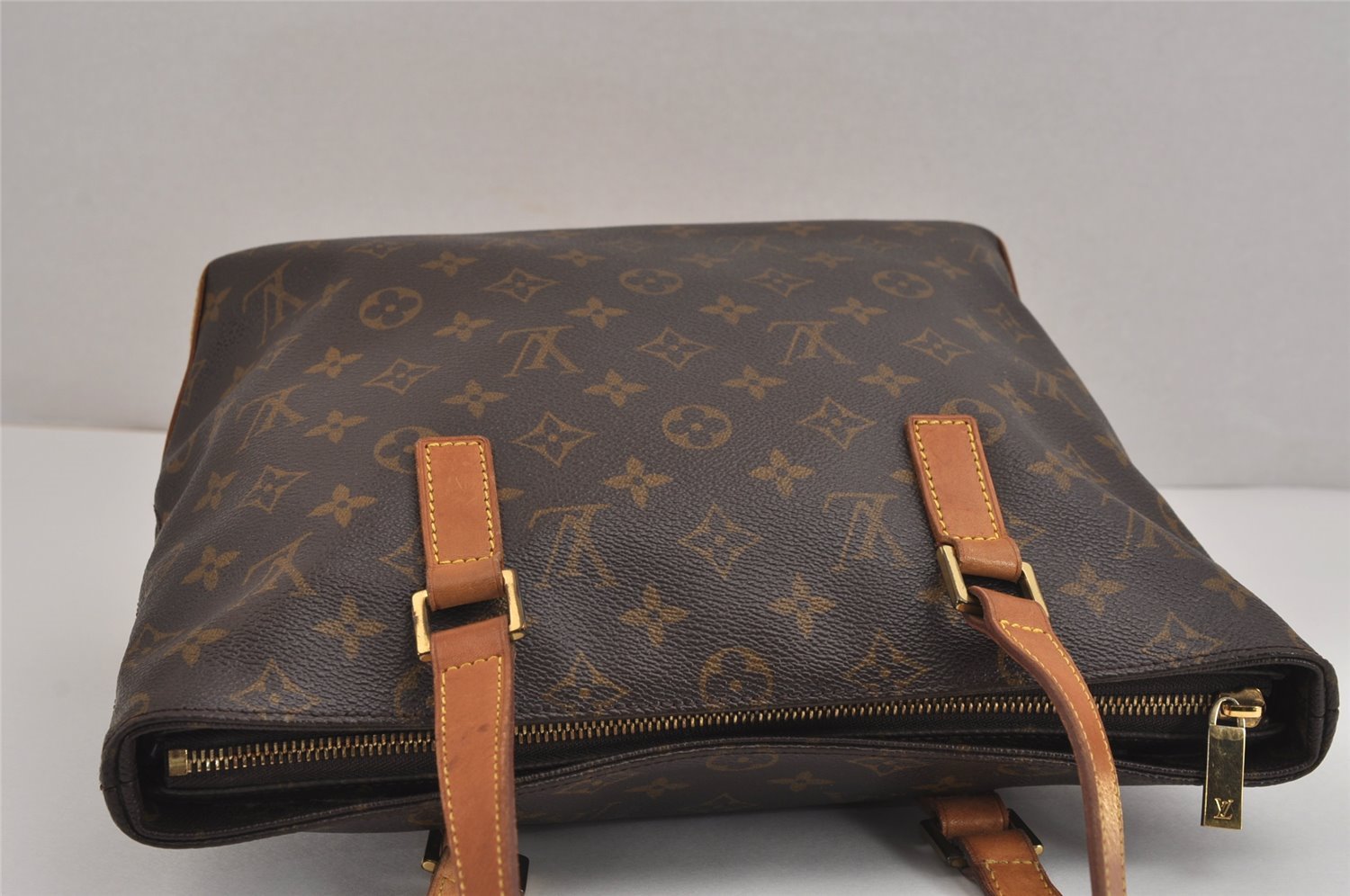 Authentic Louis Vuitton Monogram Cabas Piano Shoulder Tote Bag M51148 LV 5967J