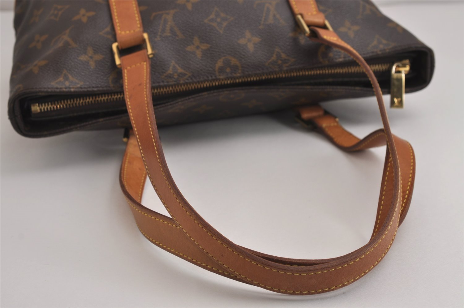 Authentic Louis Vuitton Monogram Cabas Piano Shoulder Tote Bag M51148 LV 5967J