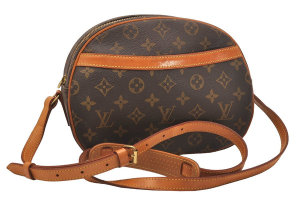 Authentic Louis Vuitton Monogram Blois Shoulder Cross Body Bag M51221 LV 5968J