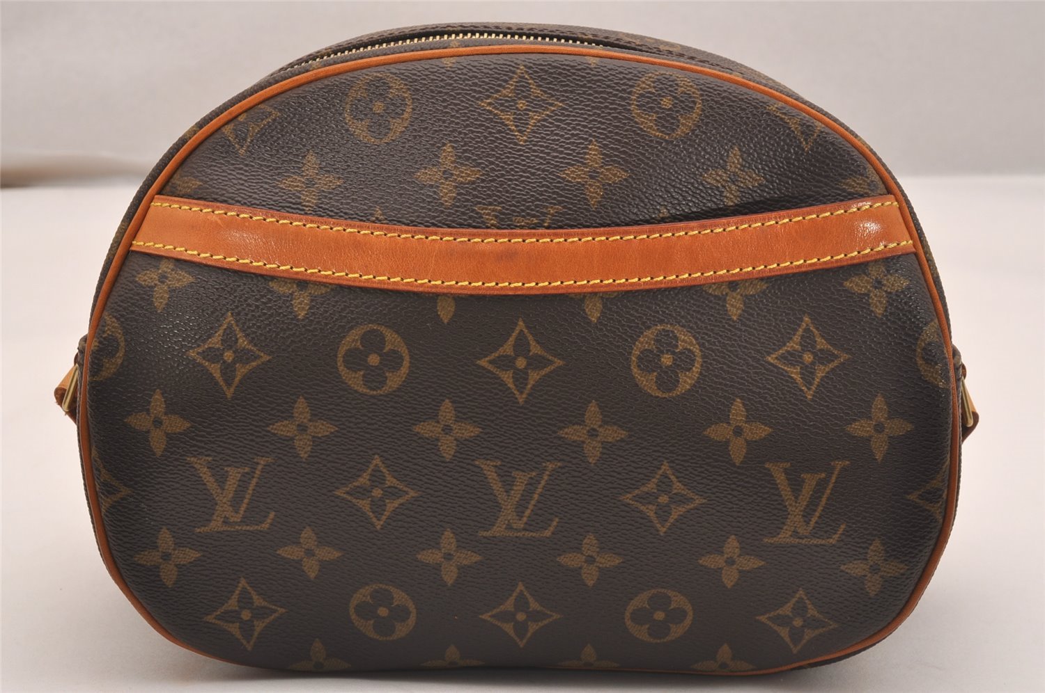 Authentic Louis Vuitton Monogram Blois Shoulder Cross Body Bag M51221 LV 5968J