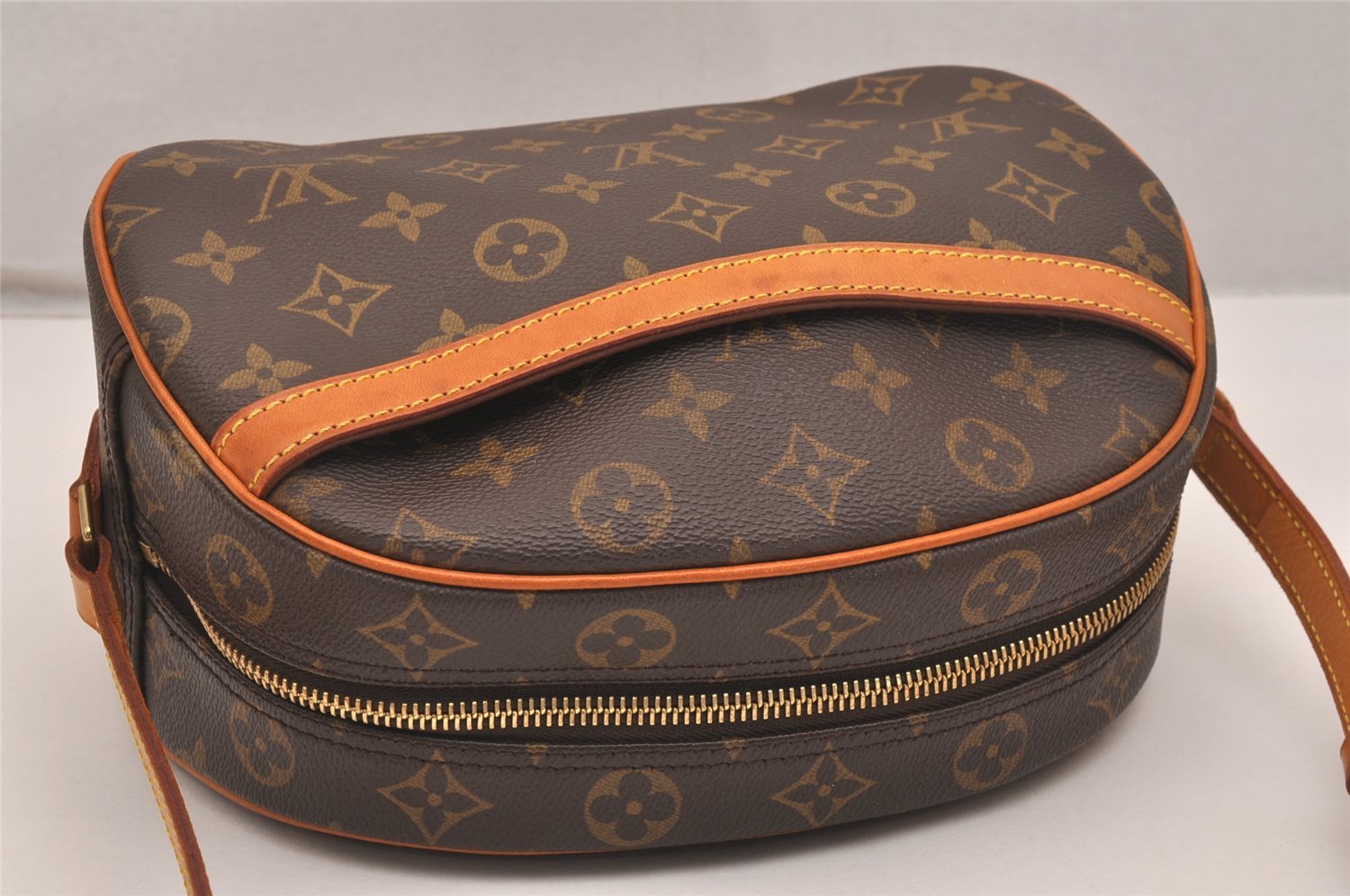 Authentic Louis Vuitton Monogram Blois Shoulder Cross Body Bag M51221 LV 5968J