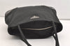 Authentic PRADA Vintage Nylon Tessuto Leather Shoulder Tote Bag Black 5969J