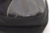 Authentic PRADA Vintage Nylon Tessuto Leather Shoulder Tote Bag Black 5969J