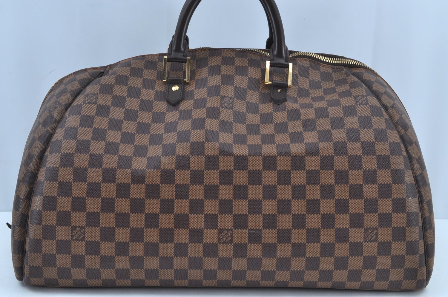 Authentic Louis Vuitton Damier Ribera GM Hand Boston Bag Purse N41432 Junk 5970H