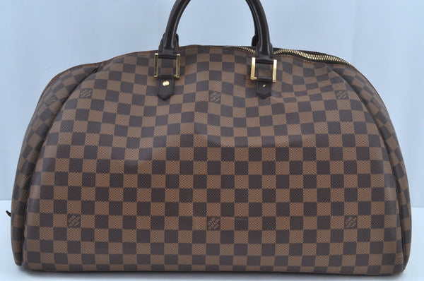 Authentic Louis Vuitton Damier Ribera GM Hand Boston Bag Purse N41432 Junk 5970H