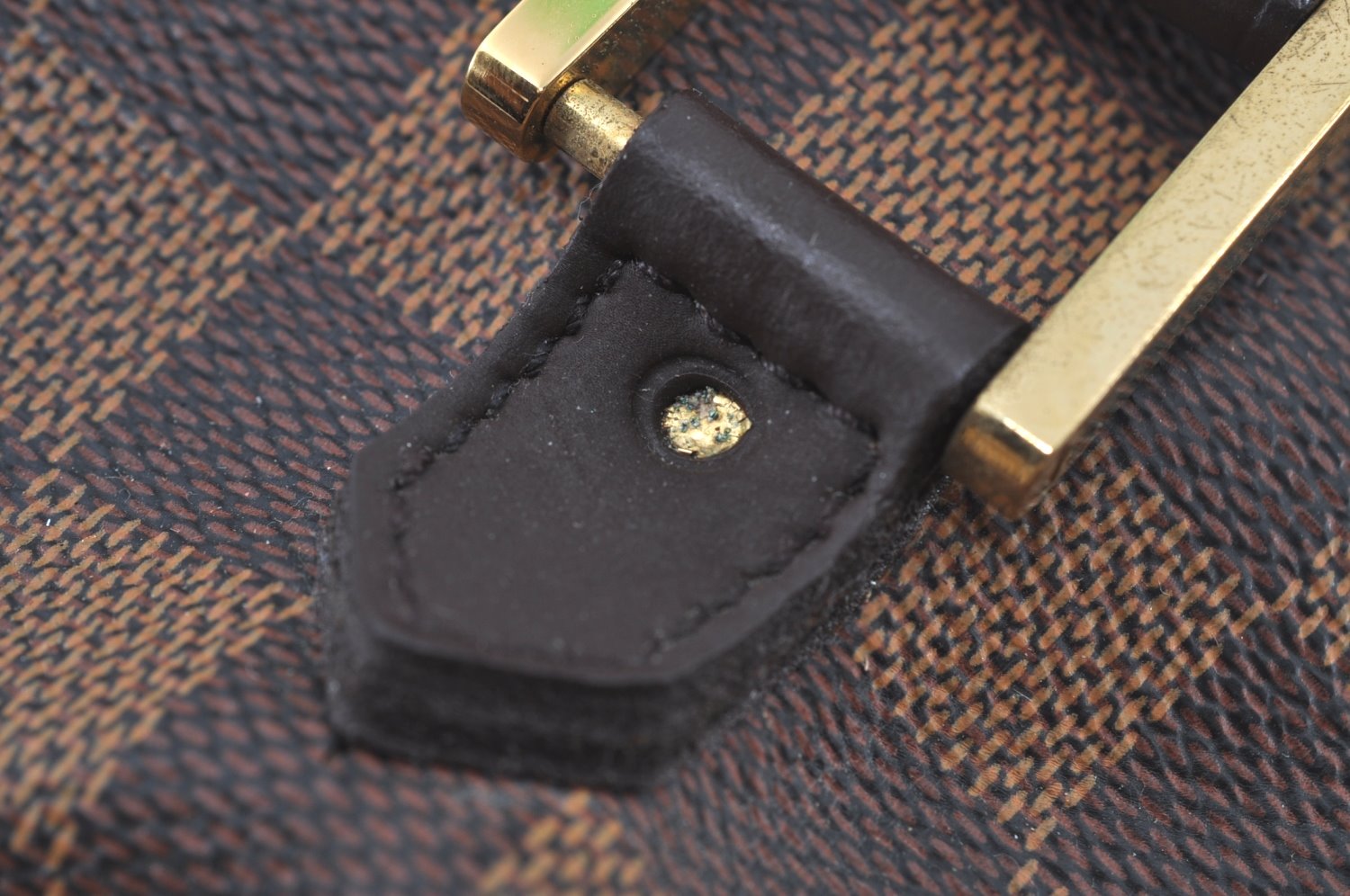 Authentic Louis Vuitton Damier Ribera GM Hand Boston Bag Purse N41432 Junk 5970H