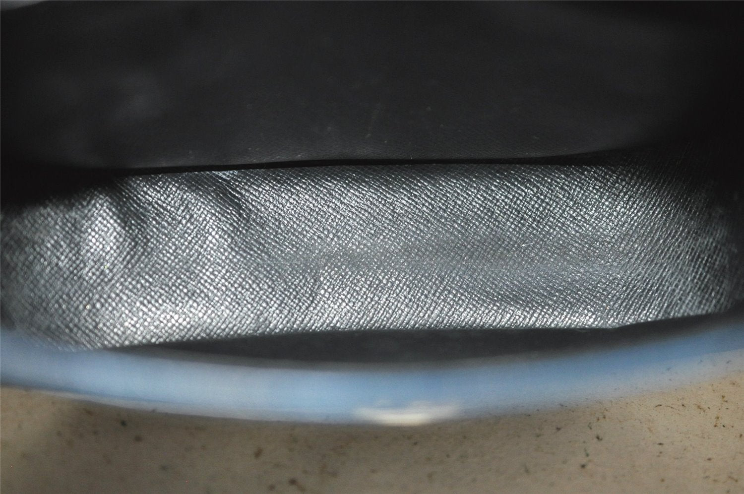 Auth Louis Vuitton Epi Saint Cloud PM Shoulder Cross Bag Blue M52195 LV 5971J