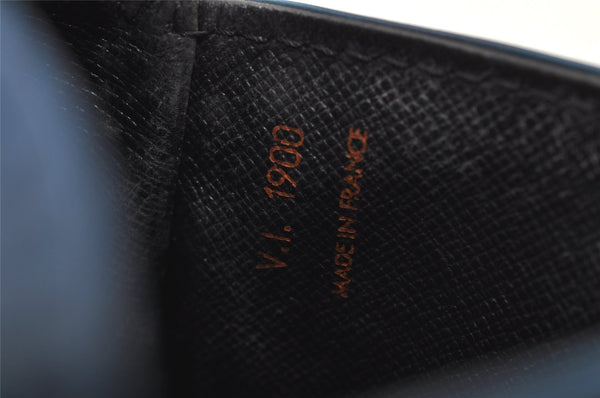 Auth Louis Vuitton Epi Saint Cloud PM Shoulder Cross Bag Blue M52195 LV 5971J