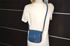 Auth Louis Vuitton Epi Saint Cloud PM Shoulder Cross Bag Blue M52195 LV 5971J