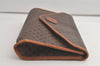 Auth CELINE Macadam Blason 2Way Clutch Shoulder Bag PVC Leather Brown Junk 5971K