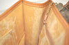 Auth CELINE Macadam Blason 2Way Clutch Shoulder Bag PVC Leather Brown Junk 5971K