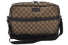 Authentic GUCCI Shoulder Cross Body Bag GG Canvas Leather 449173 Brown 5973J