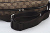Authentic GUCCI Shoulder Cross Body Bag GG Canvas Leather 449173 Brown 5973J
