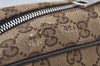 Authentic GUCCI Shoulder Cross Body Bag GG Canvas Leather 449173 Brown 5973J