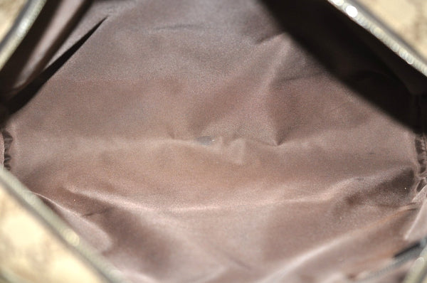 Authentic GUCCI Shoulder Cross Body Bag GG Canvas Leather 449173 Brown 5973J