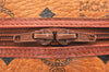 Authentic MCM Visetos Leather Vintage Travel Boston Bag Brown 5973K