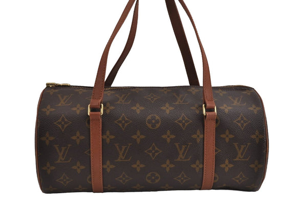 Authentic Louis Vuitton Monogram Papillon 30 Hand Bag Old Model LV 5974J