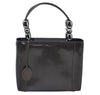 Authentic Christian Dior Maris Pearl Hand Tote Bag Purse Enamel Brown 5975J