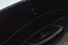 Authentic Christian Dior Maris Pearl Hand Tote Bag Purse Enamel Brown 5975J
