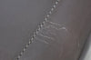 Authentic Christian Dior Maris Pearl Hand Tote Bag Purse Enamel Brown 5975J