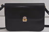 Authentic Christian Dior Shoulder Cross Body Bag Purse Leather Black 5975K