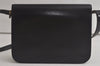 Authentic Christian Dior Shoulder Cross Body Bag Purse Leather Black 5975K