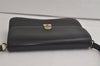 Authentic Christian Dior Shoulder Cross Body Bag Purse Leather Black 5975K