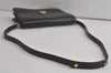 Authentic Christian Dior Shoulder Cross Body Bag Purse Leather Black 5975K