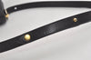 Authentic Christian Dior Shoulder Cross Body Bag Purse Leather Black 5975K