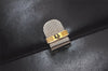 Authentic Christian Dior Shoulder Cross Body Bag Purse Leather Black 5975K